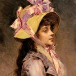 Garreta_Raimundo_De_Madrazo_portrait_Of_A_Lady_In_Pink_Ribbons