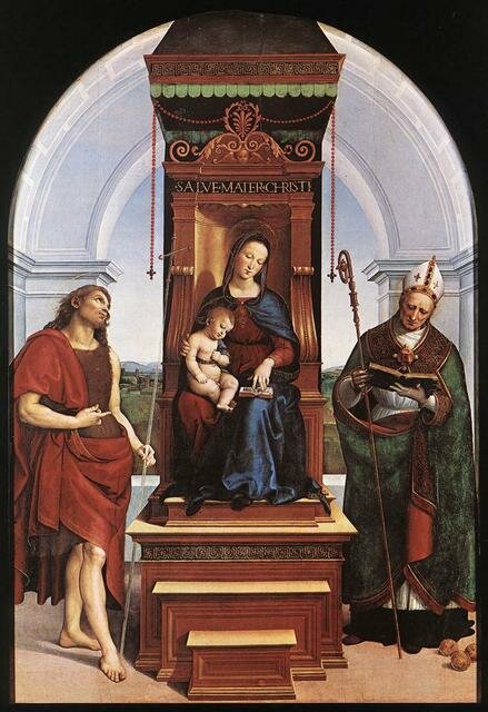 Raphael_Madonna_and_Child_(The_Ansidei_Altarpiece)