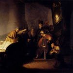 Rembrandt_Repentant_Judas_Returning_The_Pieces_Of_Silver