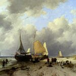 Haanen_Remigius_Adrianus_Van_Unloading_The_Catch