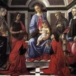 BOTTICELLI_Sandro_Madonna_And_Child_With_Six_saints