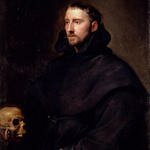 Dyck_Anthony_Van_Portrait_Of_A_Monk_Of_The_Benedictine_Order_Holding_A_Skull